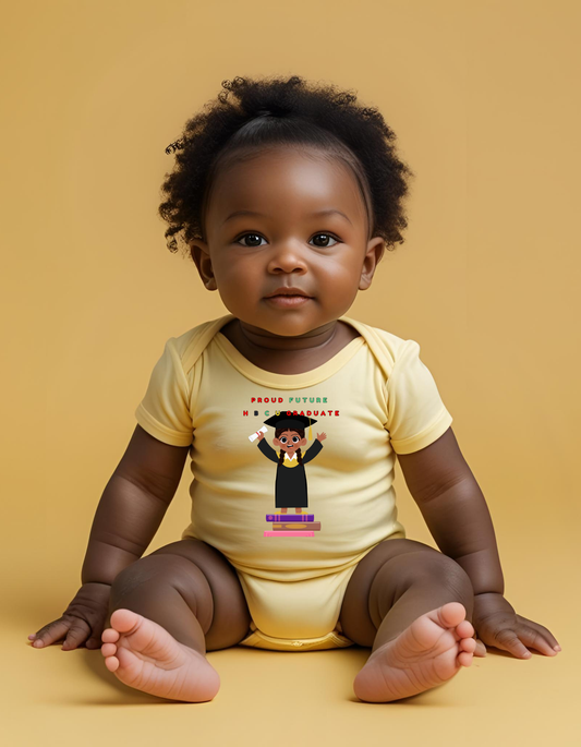 Proud Future HBCU Graduate Short Sleeve Onesie Tee for Girls