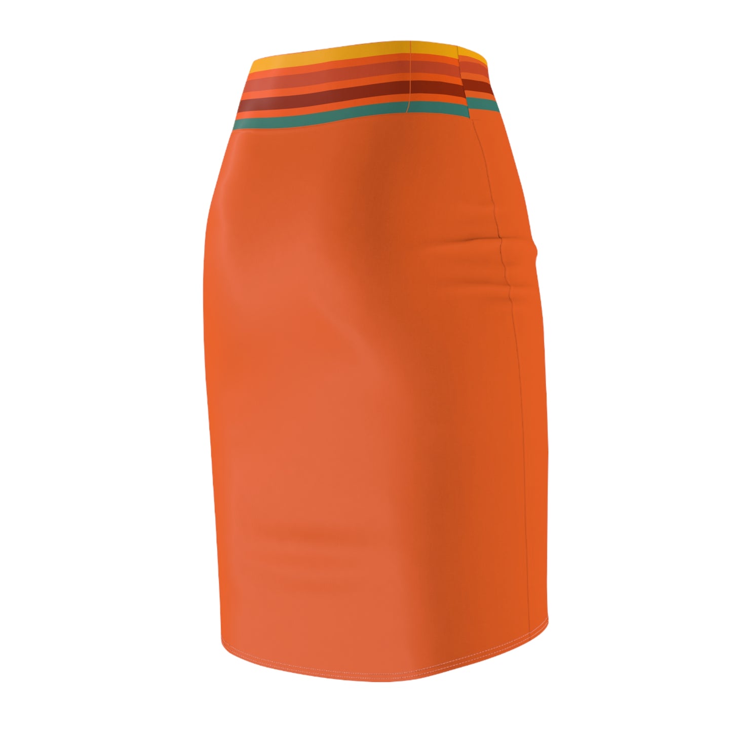 Coordinating “Accountability” Pencil Skirt (Tangerine Twist)