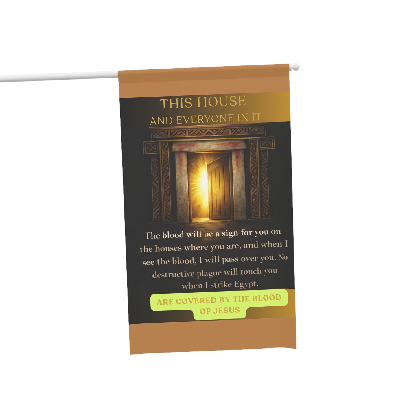 This House Is Covered Faith Banner