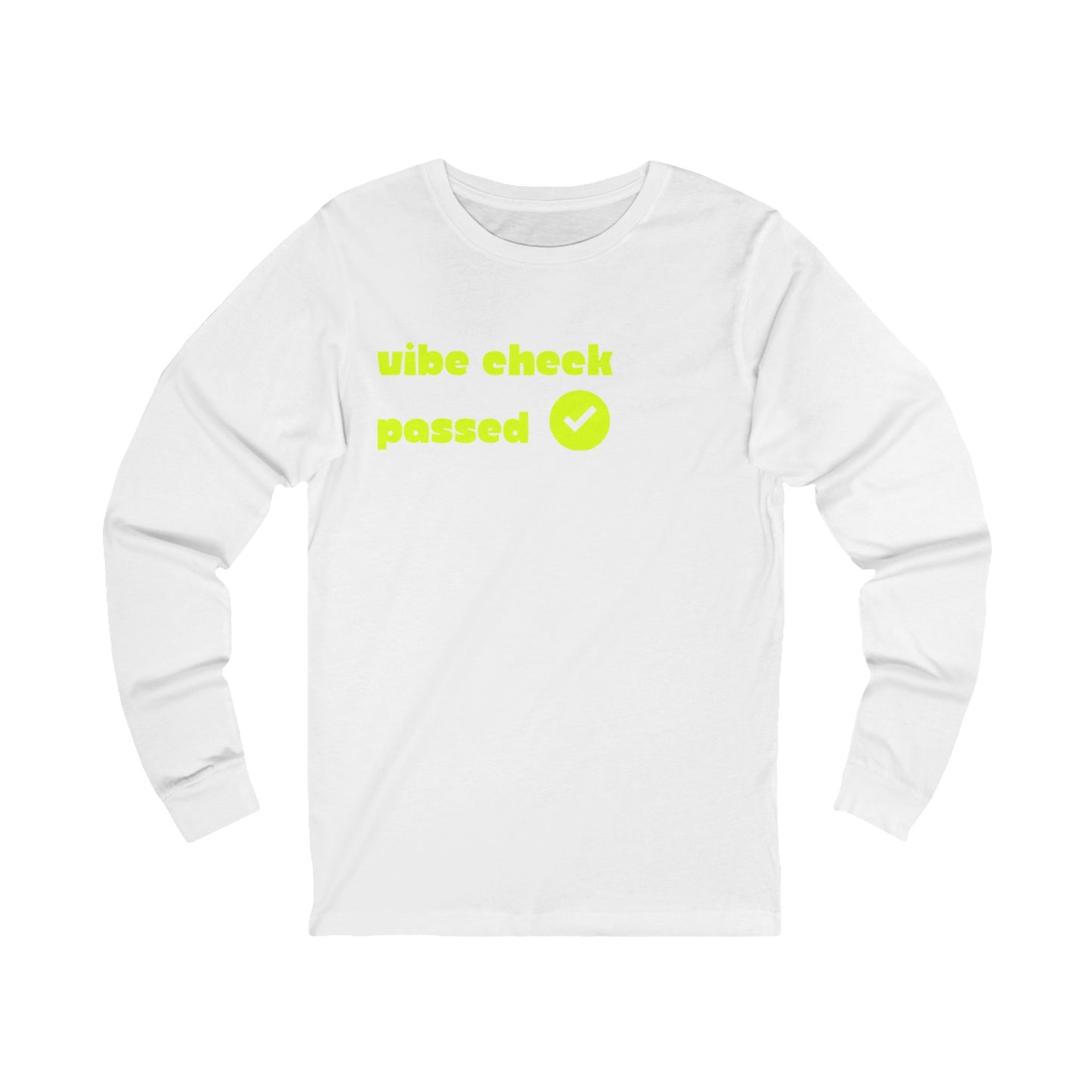 Check the Vibe Long Sleeve Unisex Tee