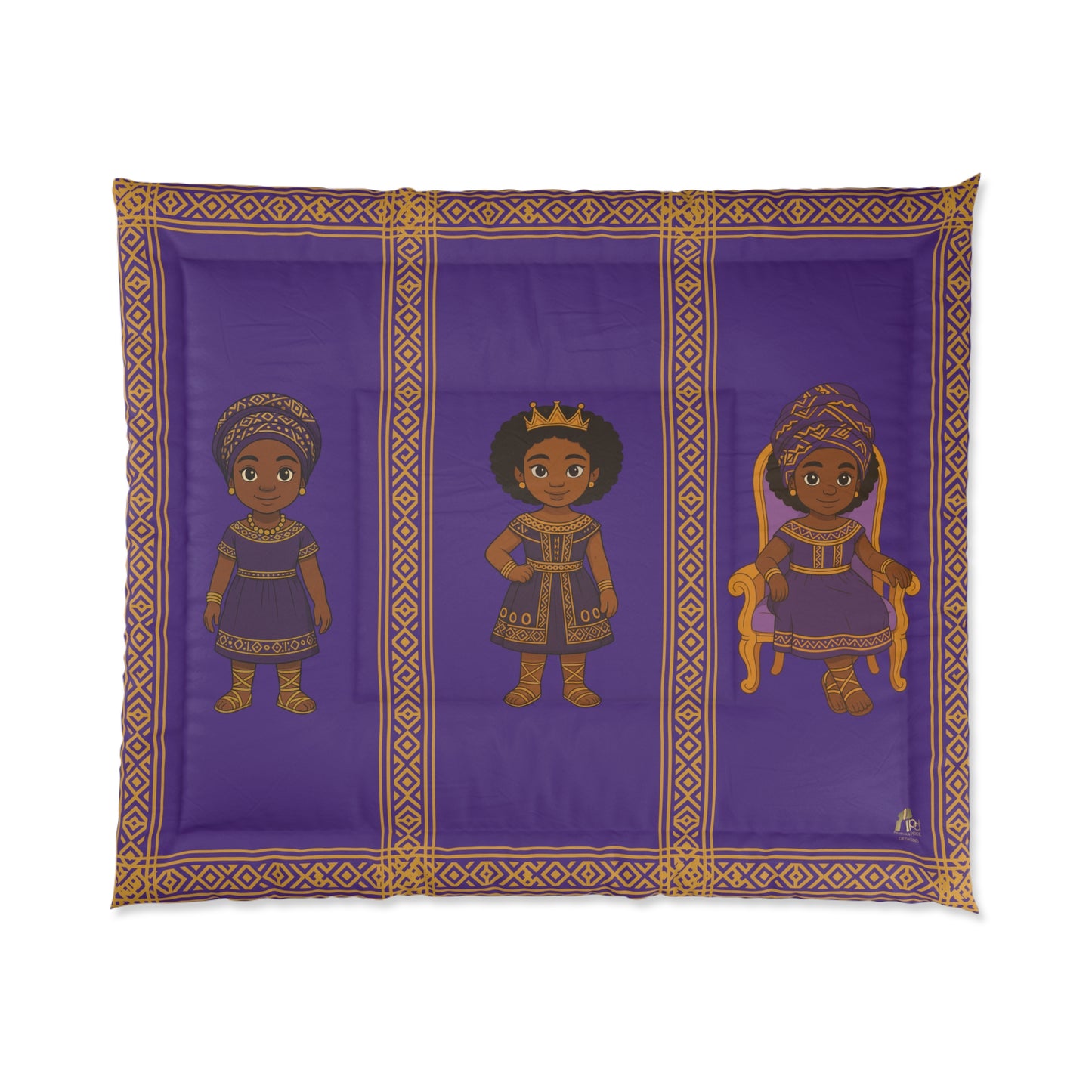 Queen Comforter – “Royal Dreams” Collection for Black Girls