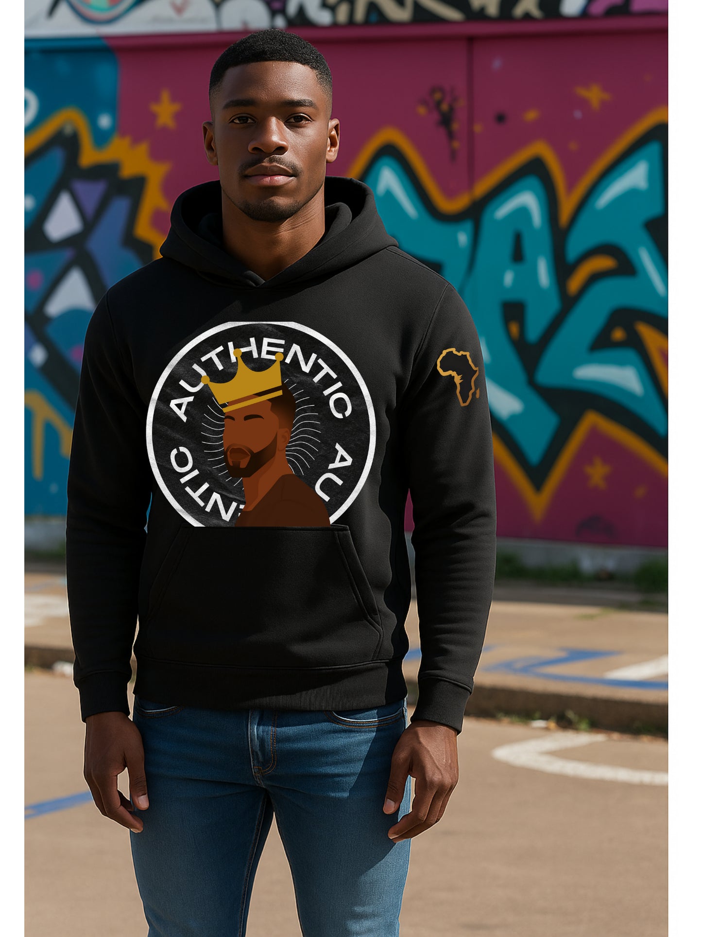 Authentic King Champion® Hoodie for Men – Stay Fresh, Rule Boldly