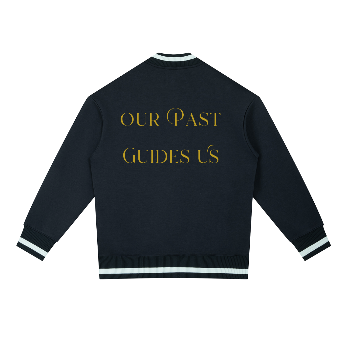 Sankofa Contrast Piping Zip Bomber Jacket