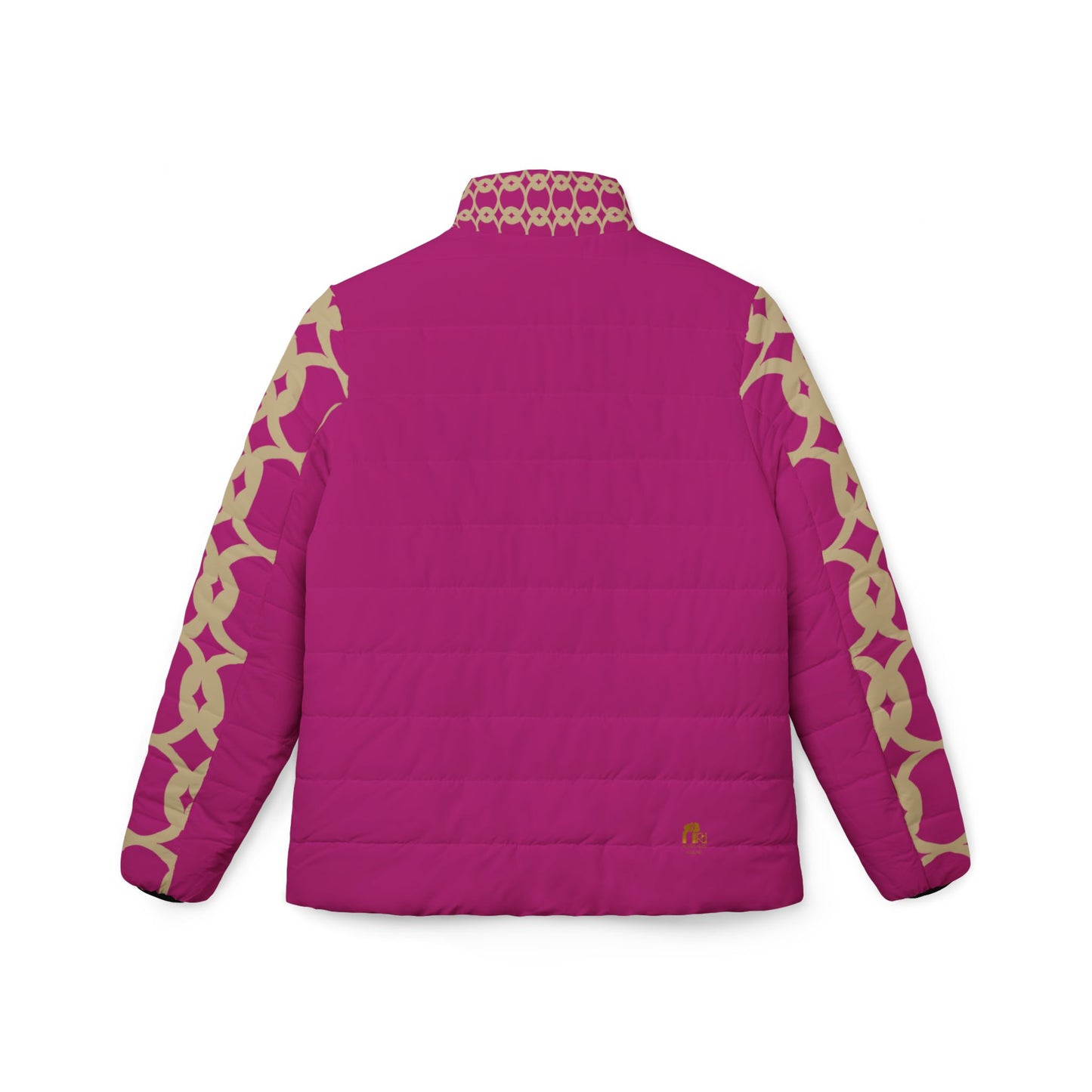 Circle of Unity – African Tribal Puffer Jacket for Women