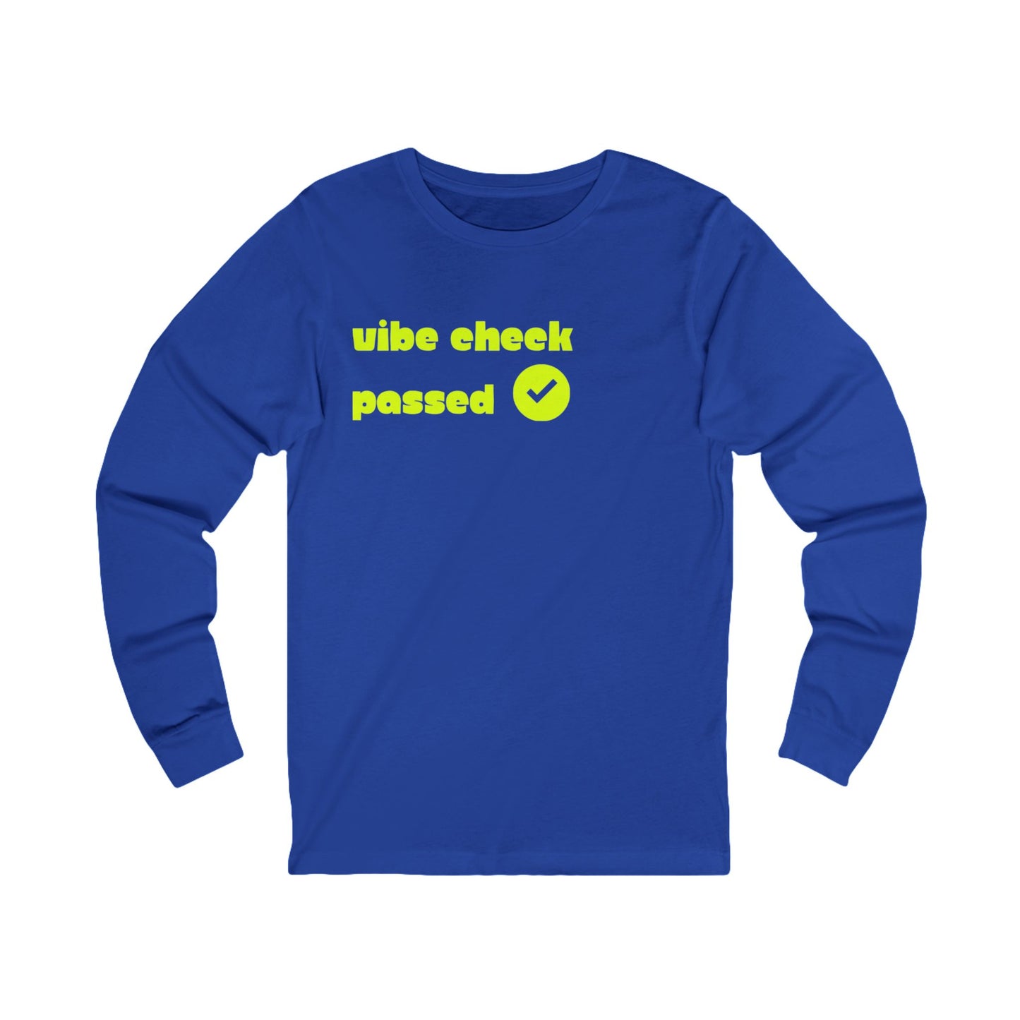 Check the Vibe Long Sleeve Unisex Tee