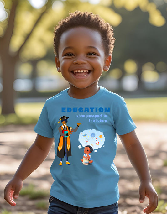 Education Is Key Short Baby Jersey Tees for Boys