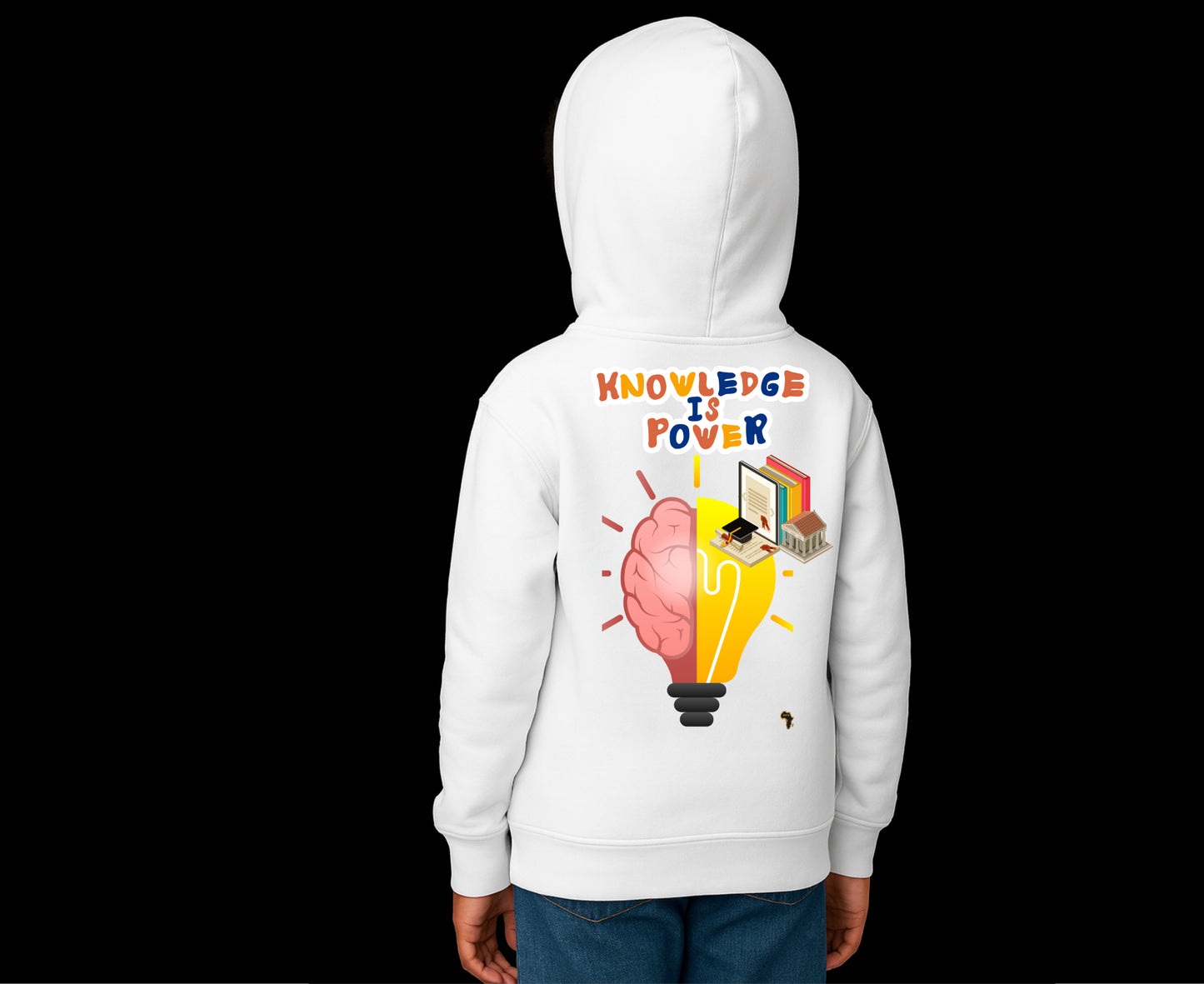 Education Is Key Youth Hoodie for Boys