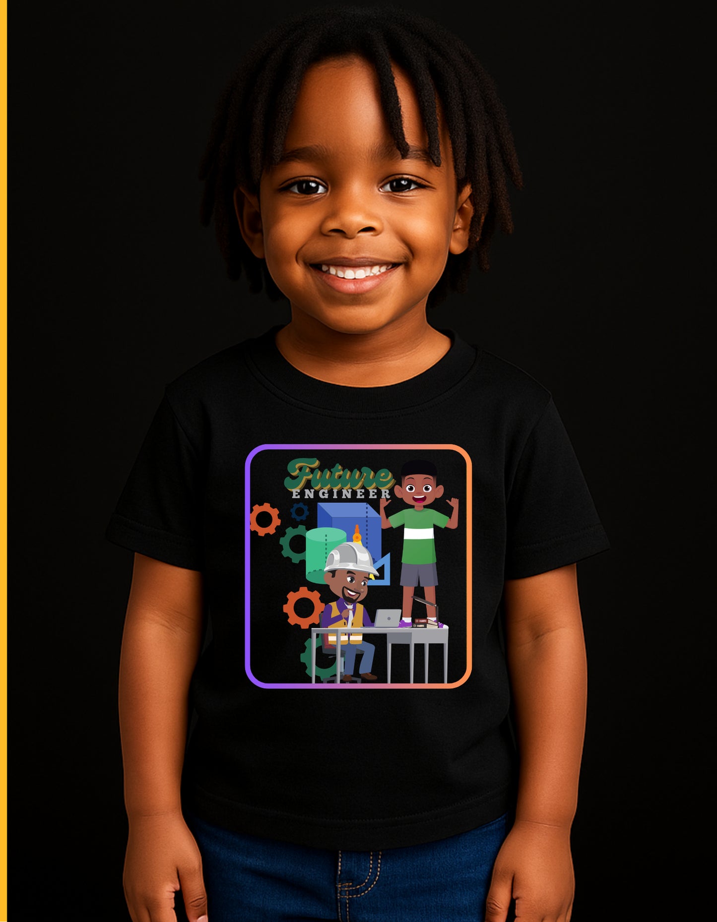 Future Engineer Short Sleeve Baby Jersey Tee for Boys