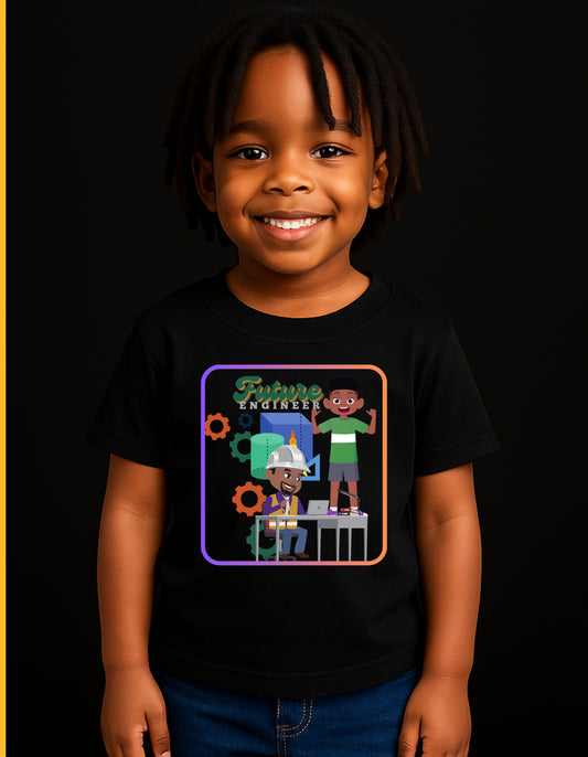 Future Engineer Short Sleeve Baby Jersey Tee for Boys