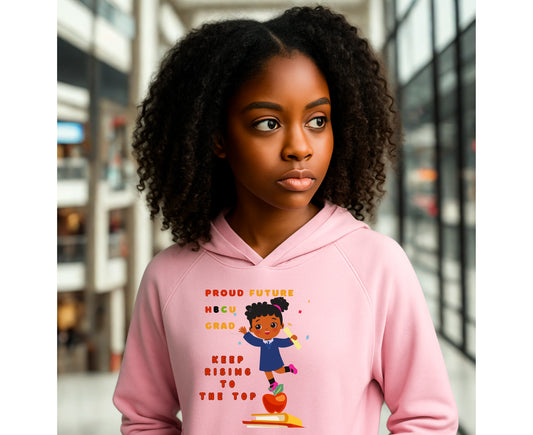 Future HBCU Graduate "Keep Rising" Youth Hoodie