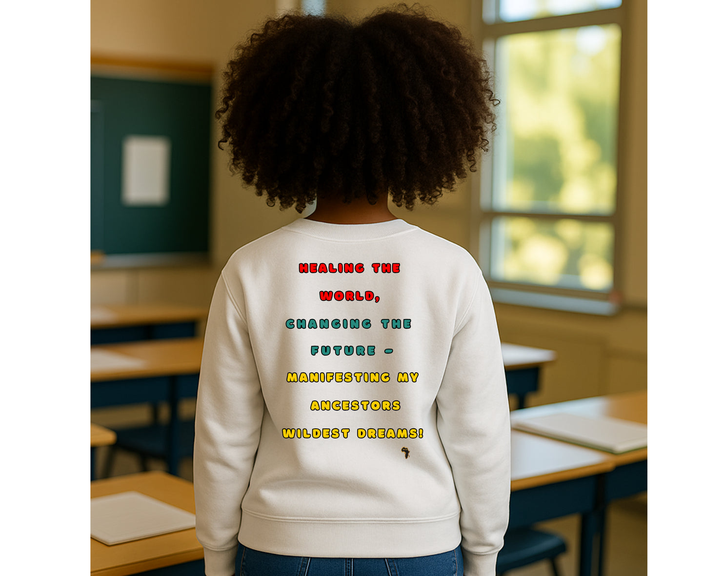 Future Scientist Youth Crewneck Sweater for Girls
