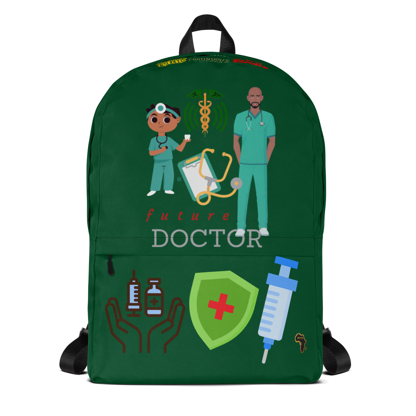 Young Gifted Black Future Doctor Backpack for Boys