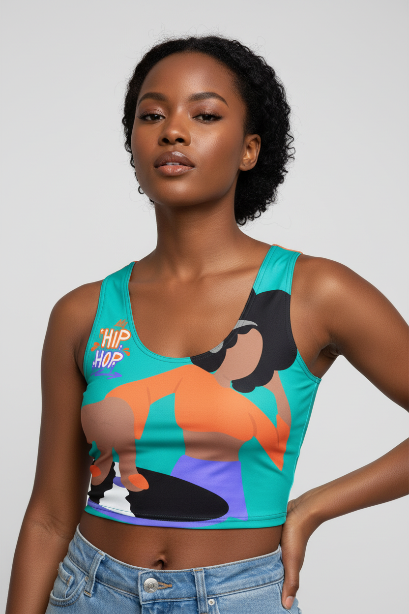 Golden Age of Hip Hop Crop Top