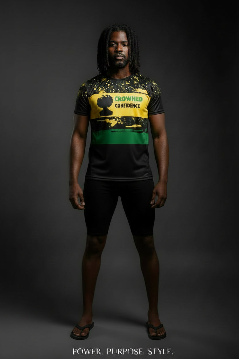 Crowned Confidence Men's Rash Guard