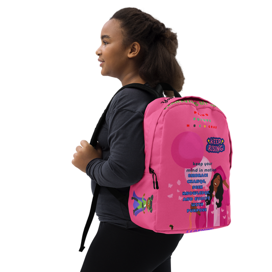 Young Gifted Black Proud Future HBCU Scholar Backpack for Girls