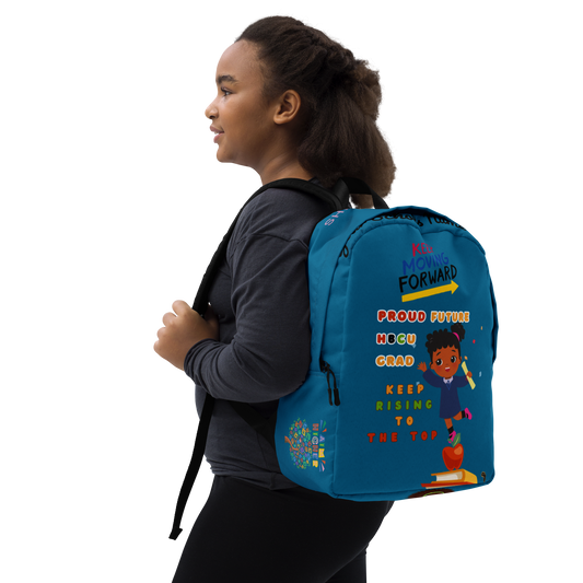 Young Gifted Black Keep Moving Forward Proud Future HBCU Grad Backpack