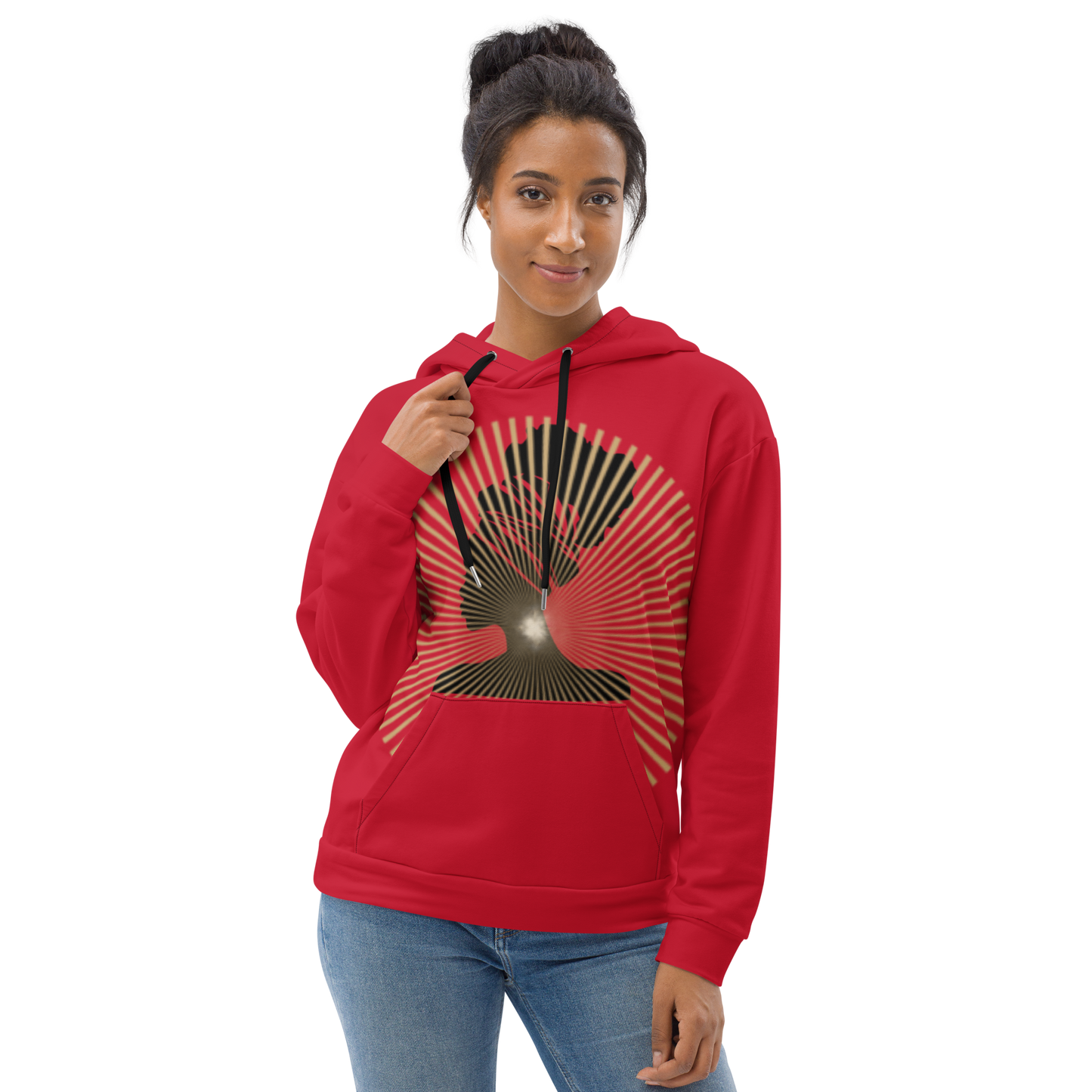 Afrocentric Radiance Hoodie for Women