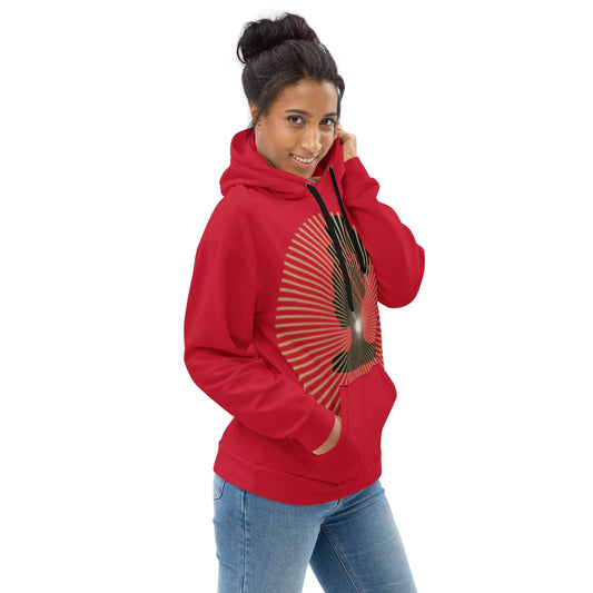 Afrocentric Radiance Hoodie for Women