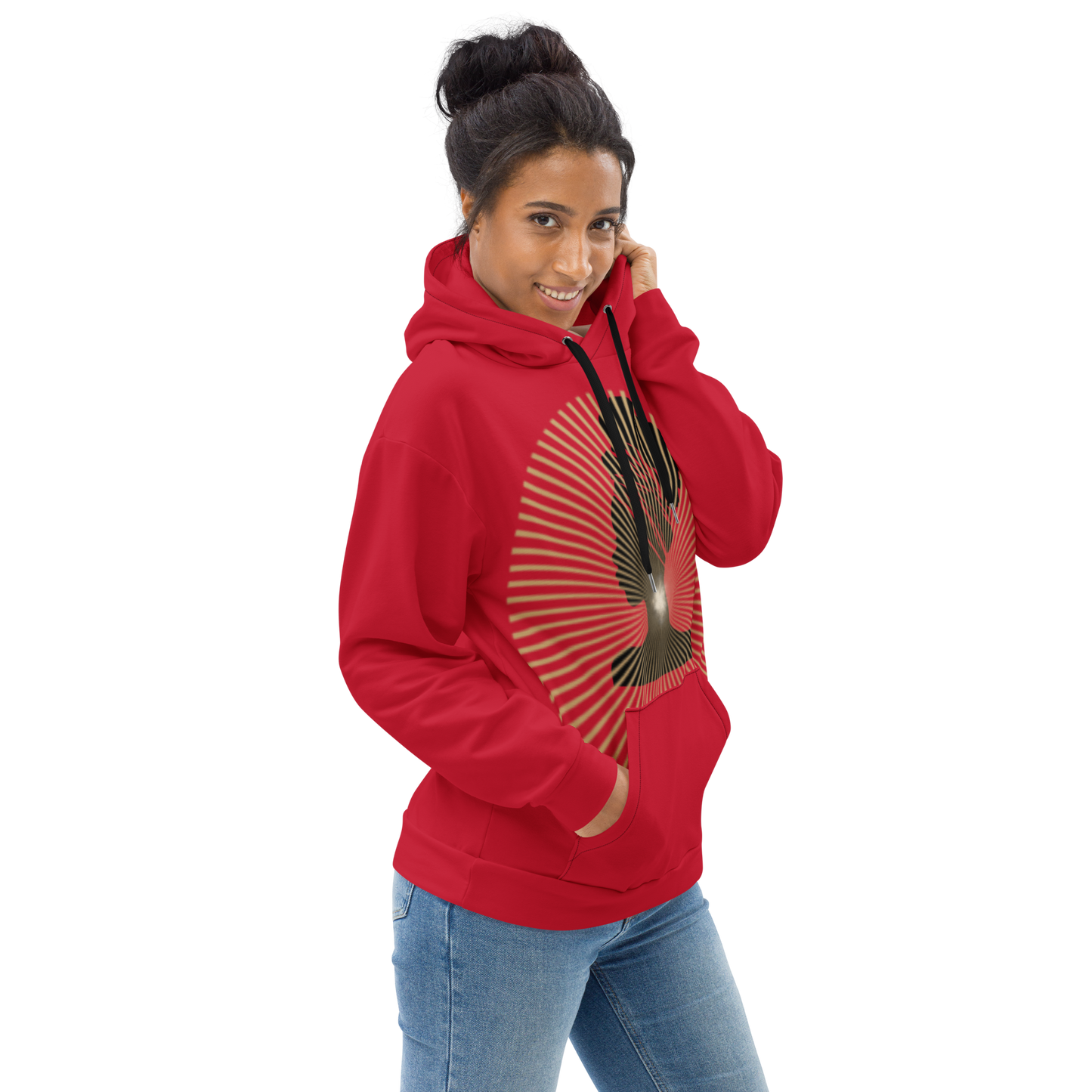 Afrocentric Radiance Hoodie for Women