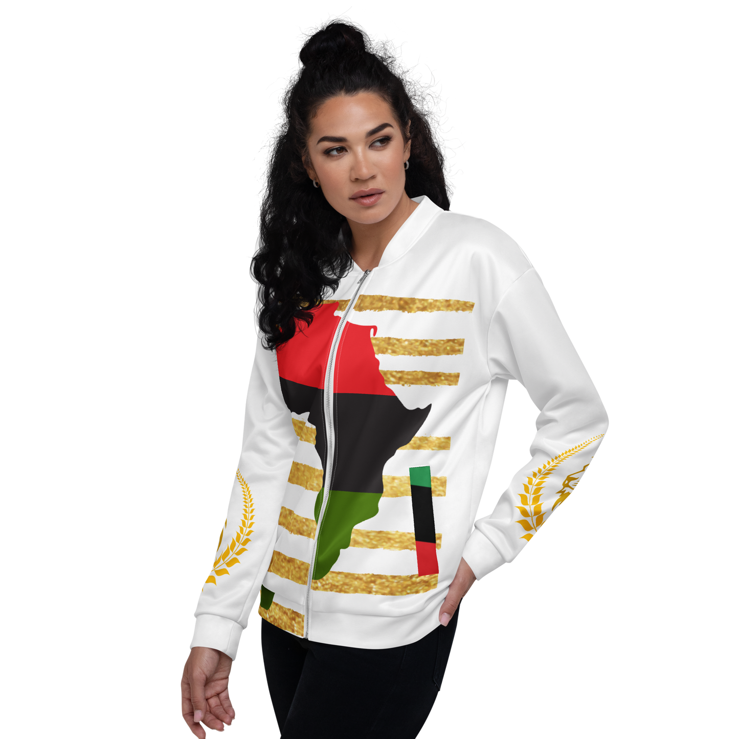 Royal Roots Pan-African Unisex Bomber Jacket