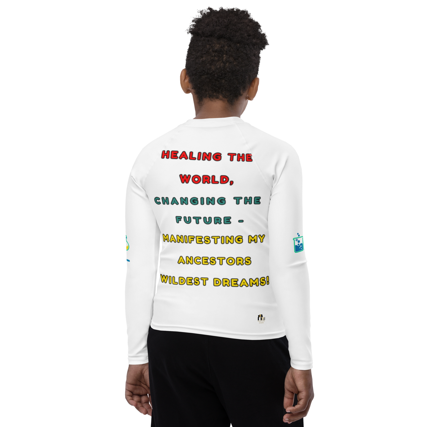 Future Scientist Youth Rash Guard Tee for Boys