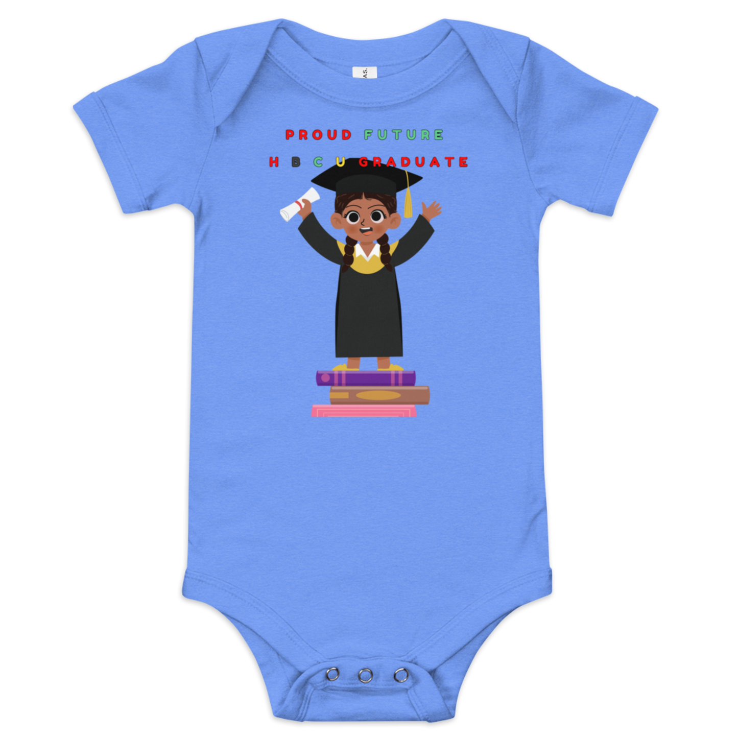 Proud Future HBCU Graduate Short Sleeve Onesie Tee for Girls