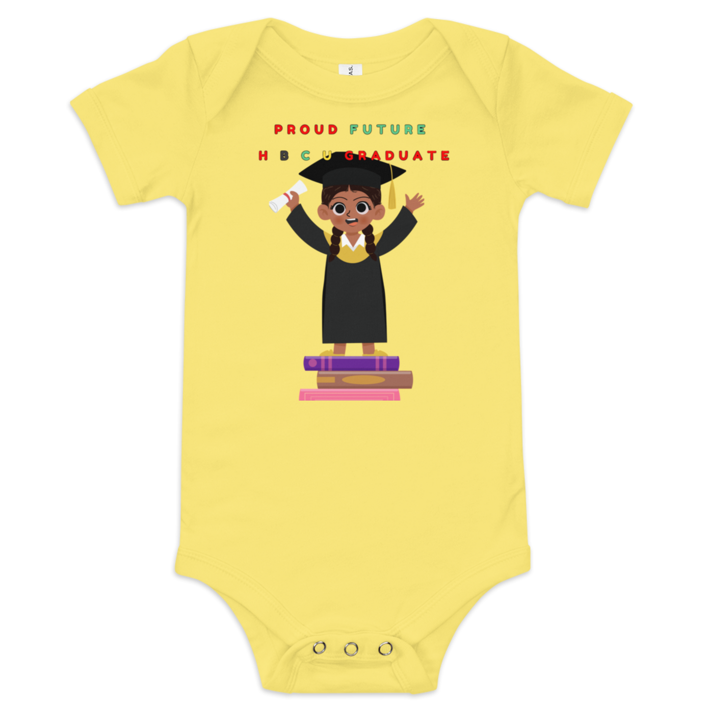 Proud Future HBCU Graduate Short Sleeve Onesie Tee for Girls