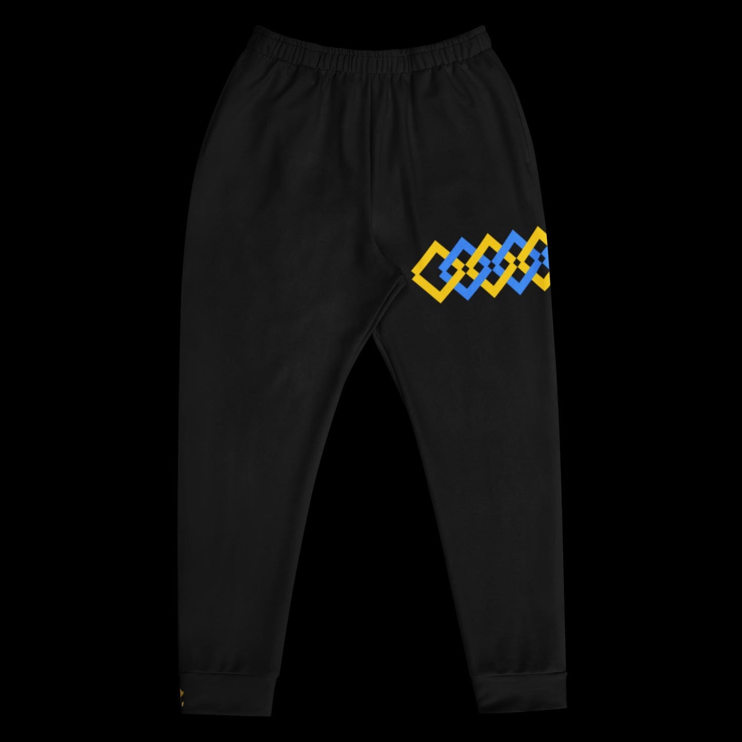 Coordinated Argyle Joggers for Men