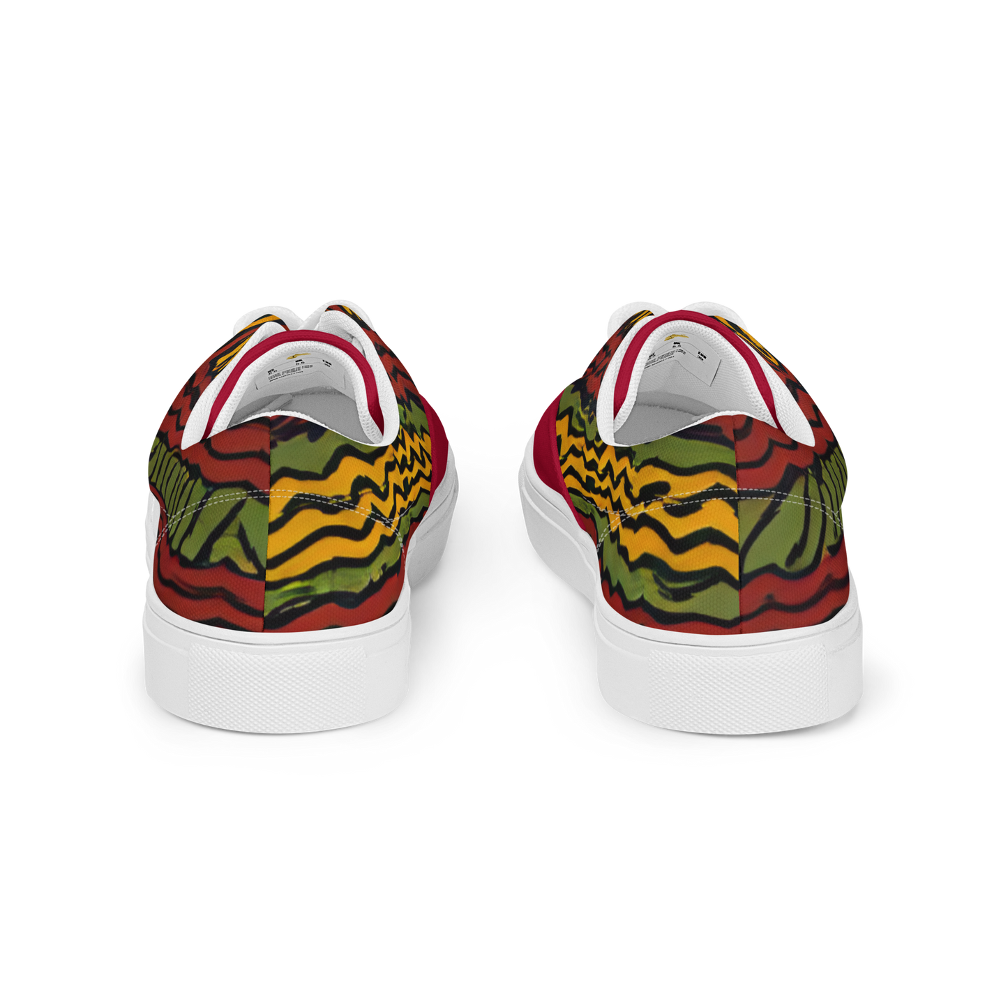 Tribal Lace-Up Canvas Shoes for Men