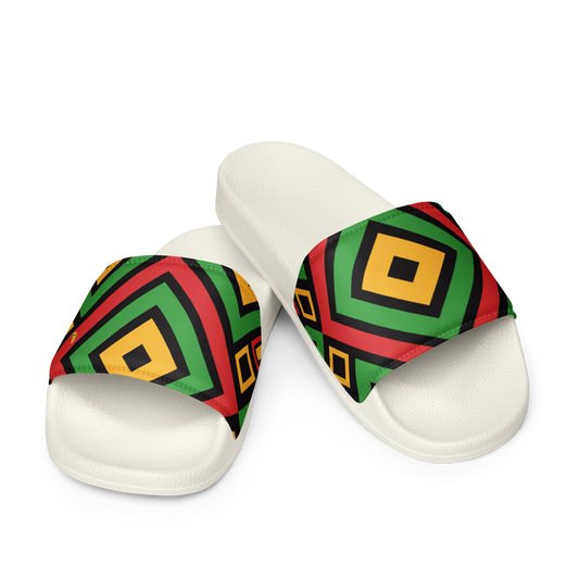 Afrocentric Slides for Men - Bold Culture, Everyday Comfort