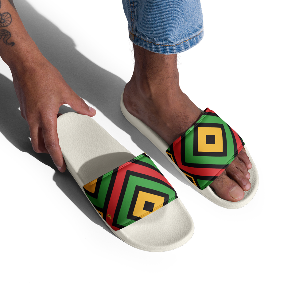 Afrocentric Slides for Men - Bold Culture, Everyday Comfort