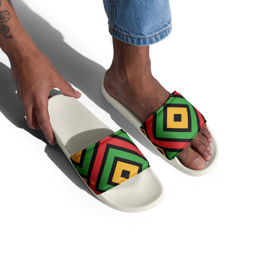 Afrocentric Slides for Men - Bold Culture, Everyday Comfort
