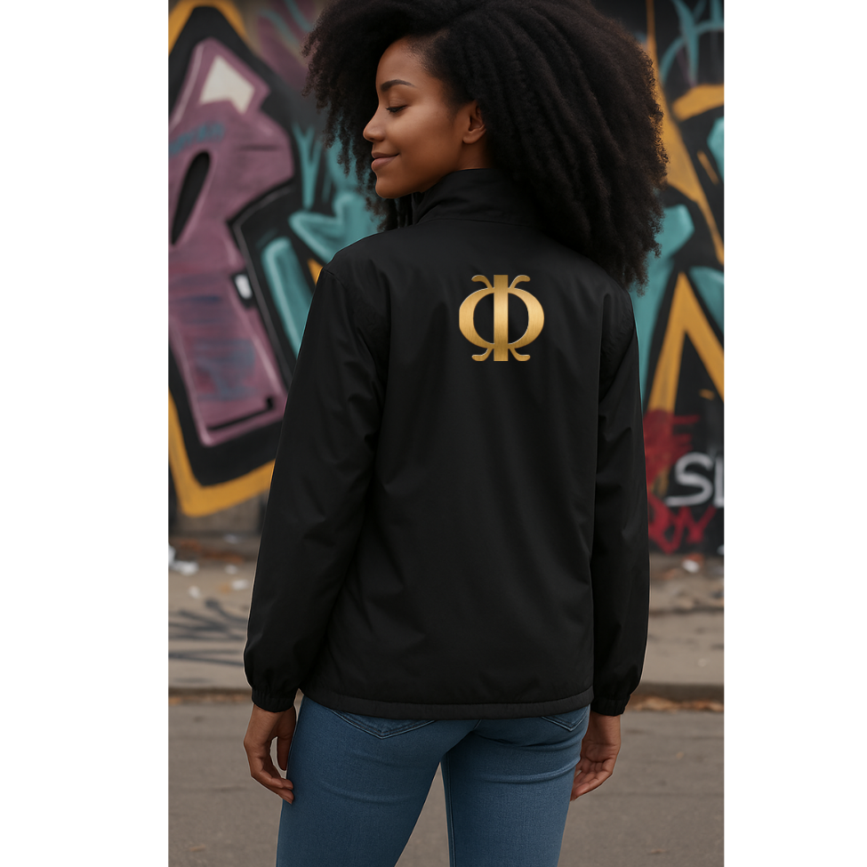 Pan-African Embroidered Champion Packable Jacket