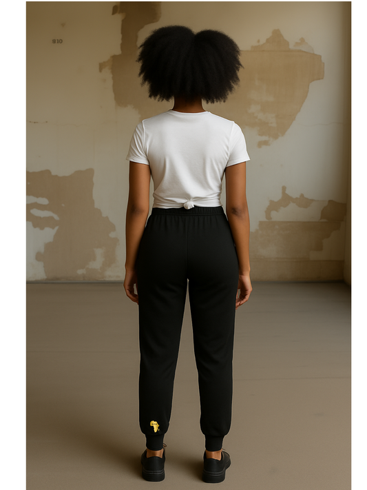 Africa on Gold Unisex Fleece Sweatpants