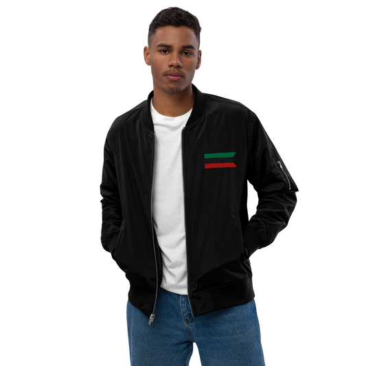 Pan-African Unisex Emblem Premium Recycled Bomber Jacket