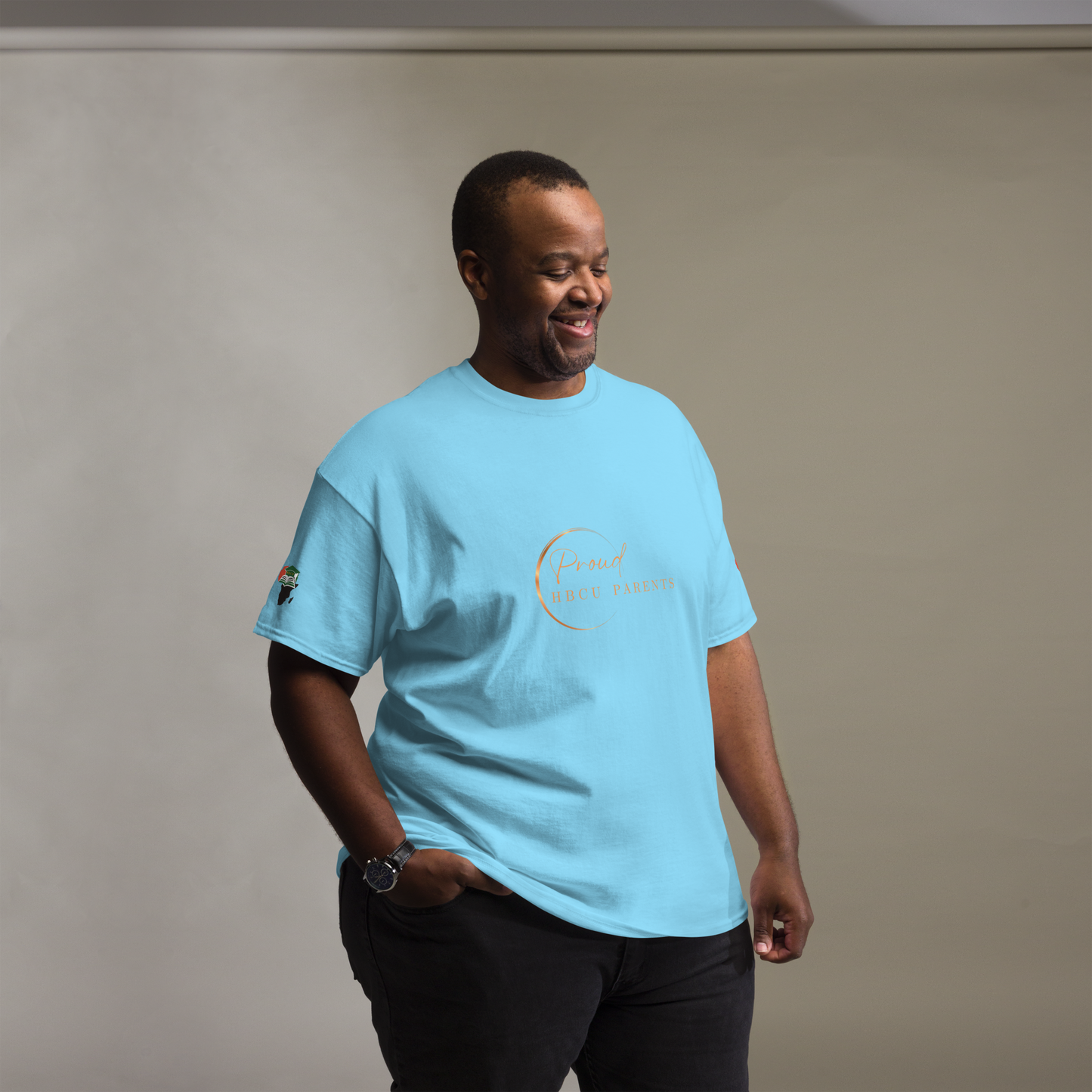 HBCU Proud Dad Classic Cotton Tee – Legacy, Pride & Black Excellence