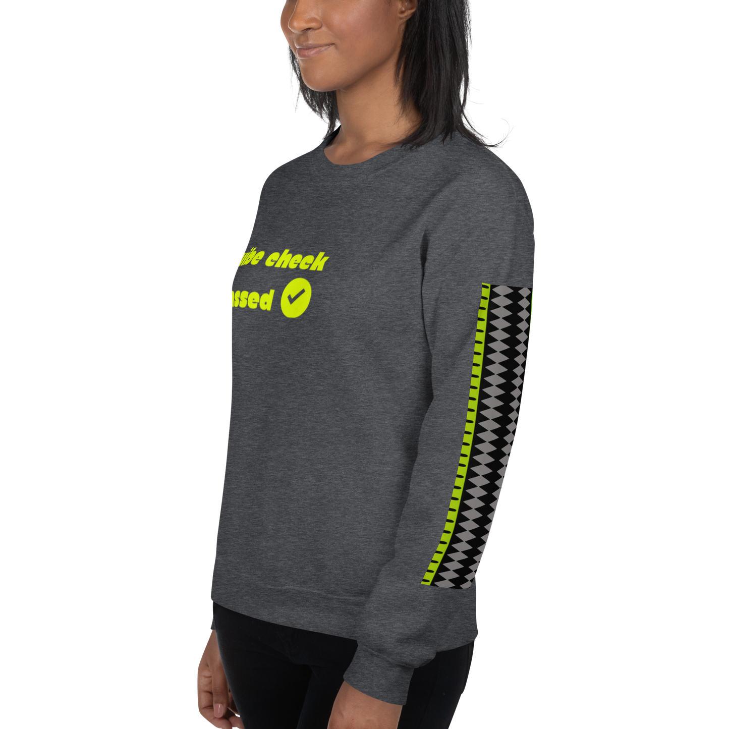 Check the Vibe Sweatshirt – “Vibe Check Passed”