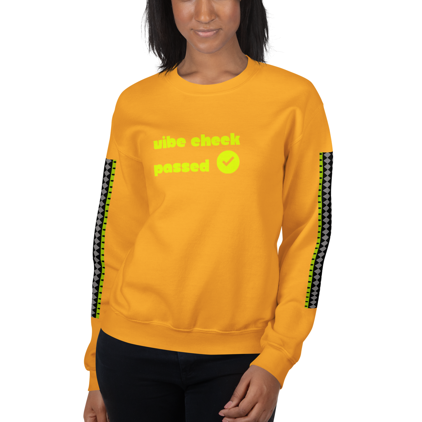 Check the Vibe Sweatshirt – “Vibe Check Passed”