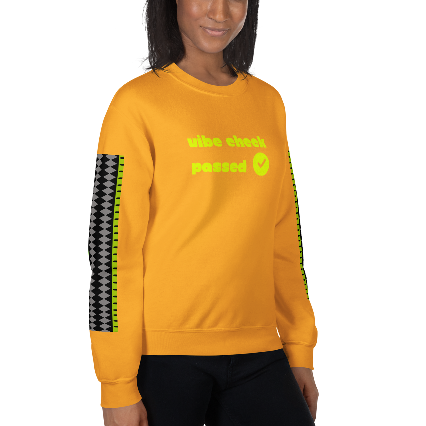 Check the Vibe Sweatshirt – “Vibe Check Passed”