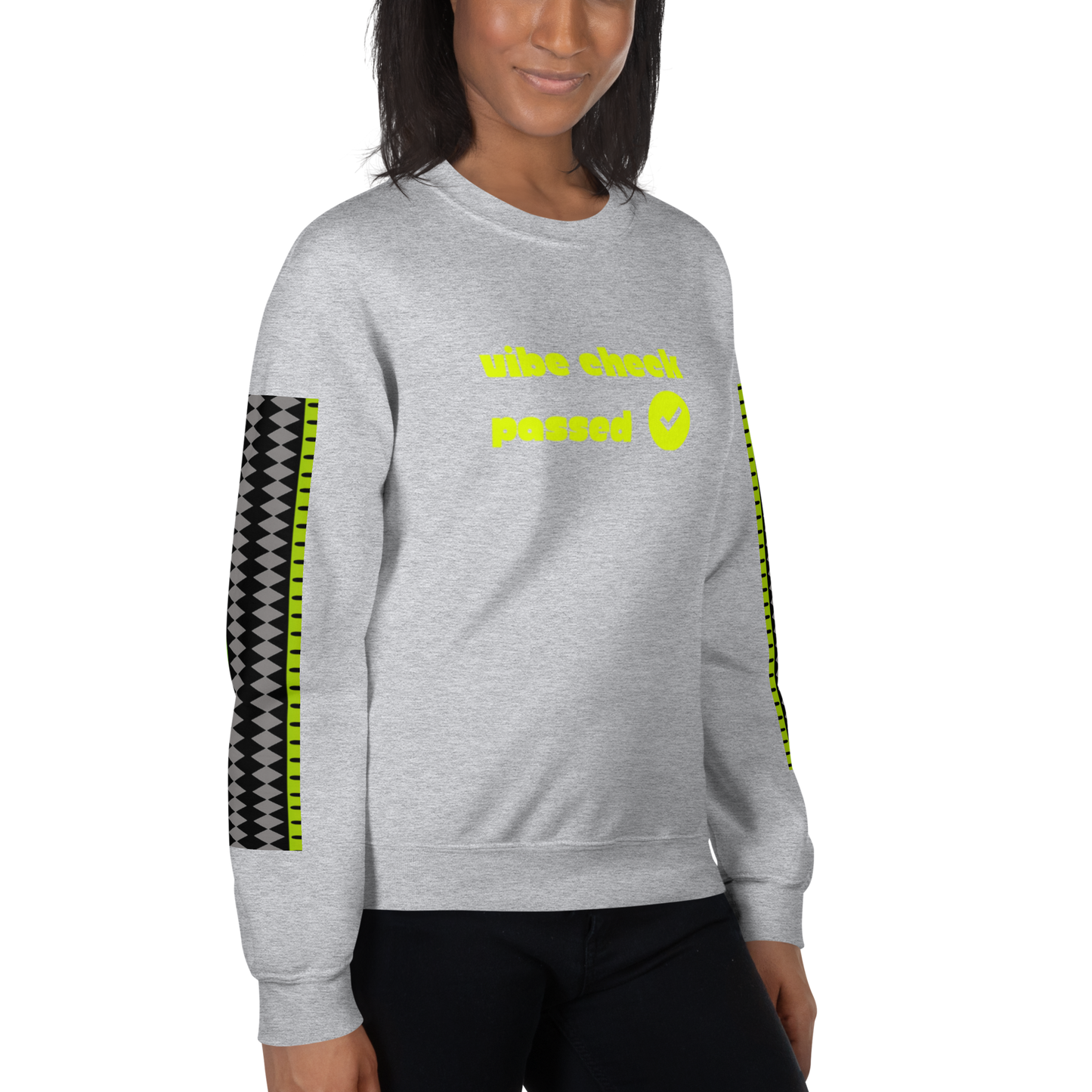 Check the Vibe Sweatshirt – “Vibe Check Passed”