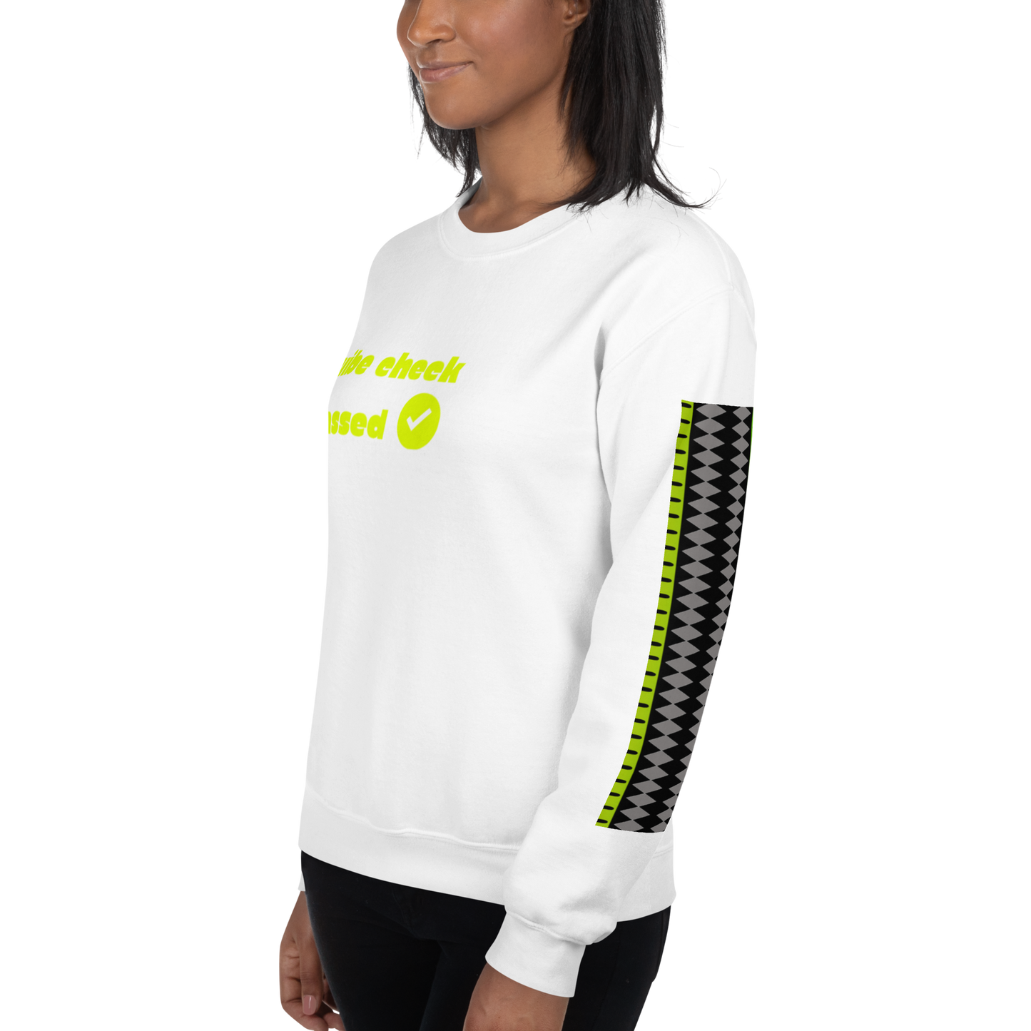Check the Vibe Sweatshirt – “Vibe Check Passed”