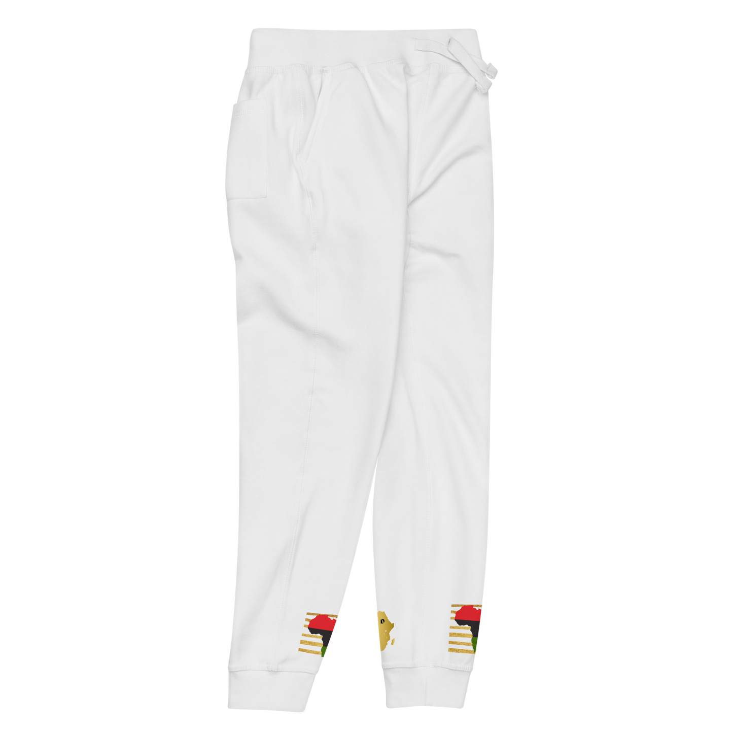 Africa on Gold Unisex Fleece Sweatpants