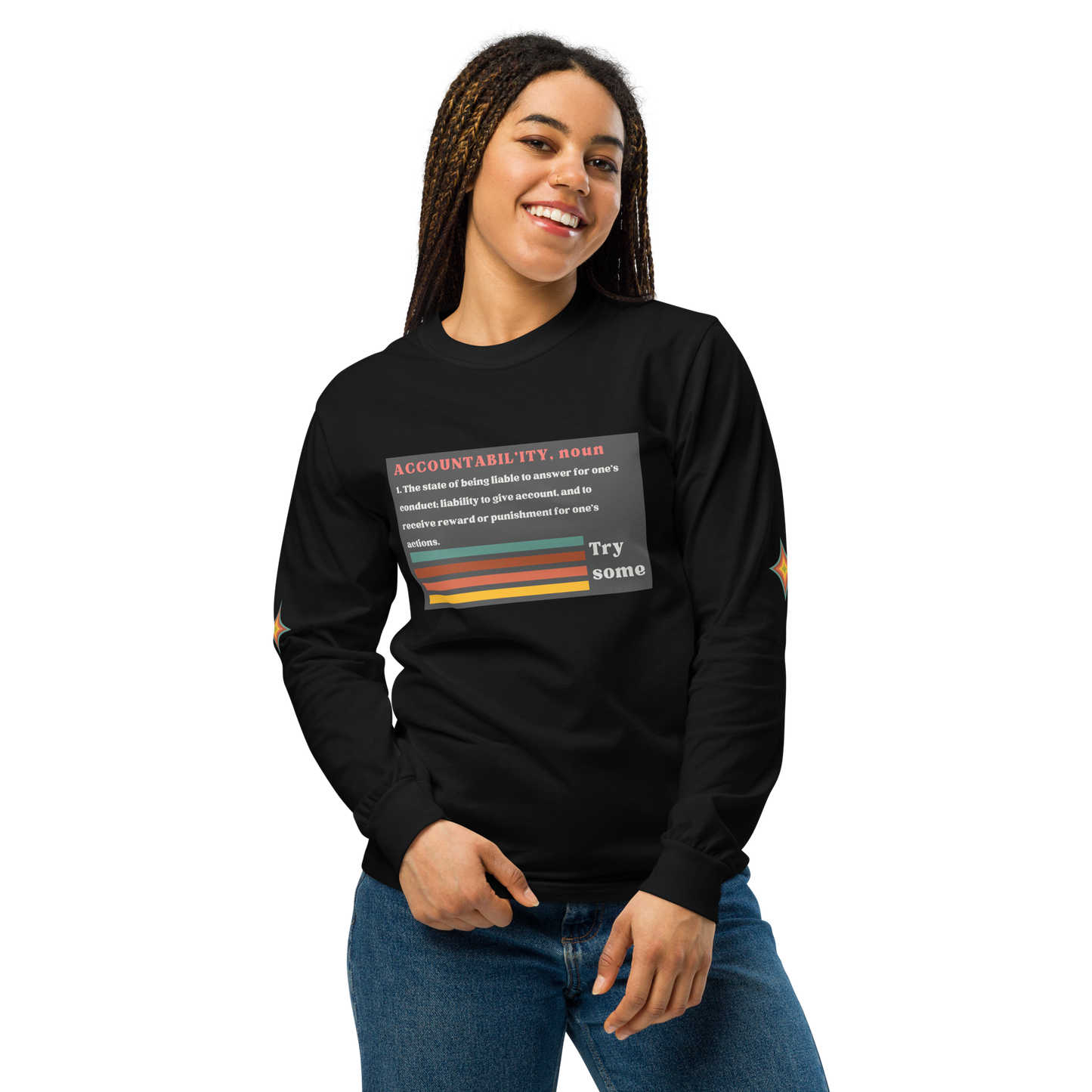 Sleeve Accountability Garment-Dyed Unisex Tee