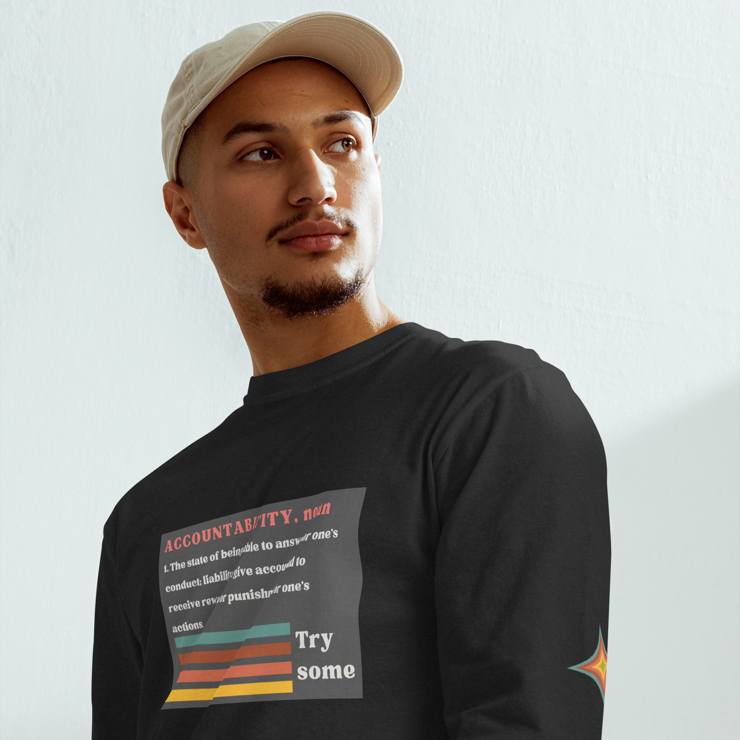 Sleeve Accountability Garment-Dyed Unisex Tee