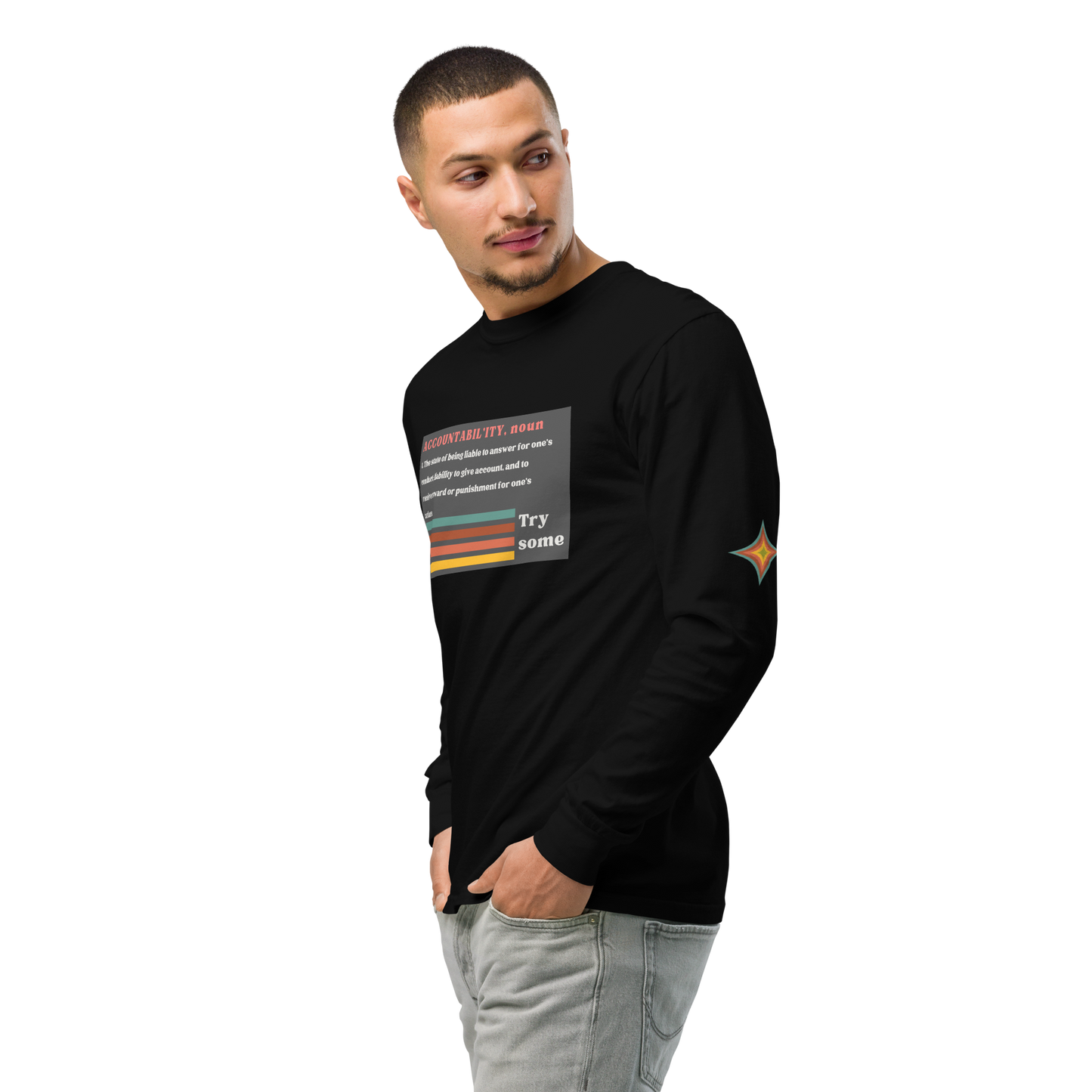 Sleeve Accountability Garment-Dyed Unisex Tee