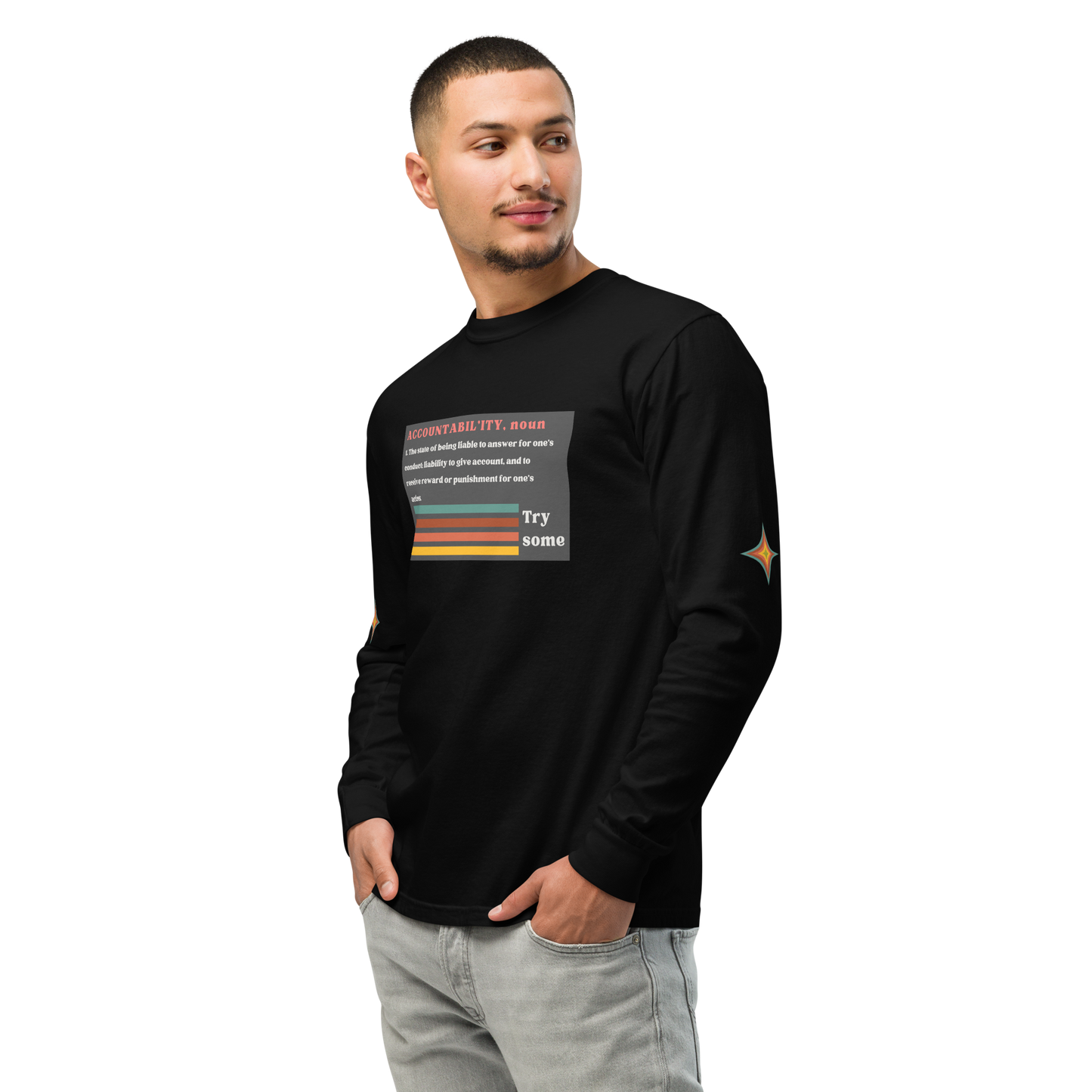 Sleeve Accountability Garment-Dyed Unisex Tee