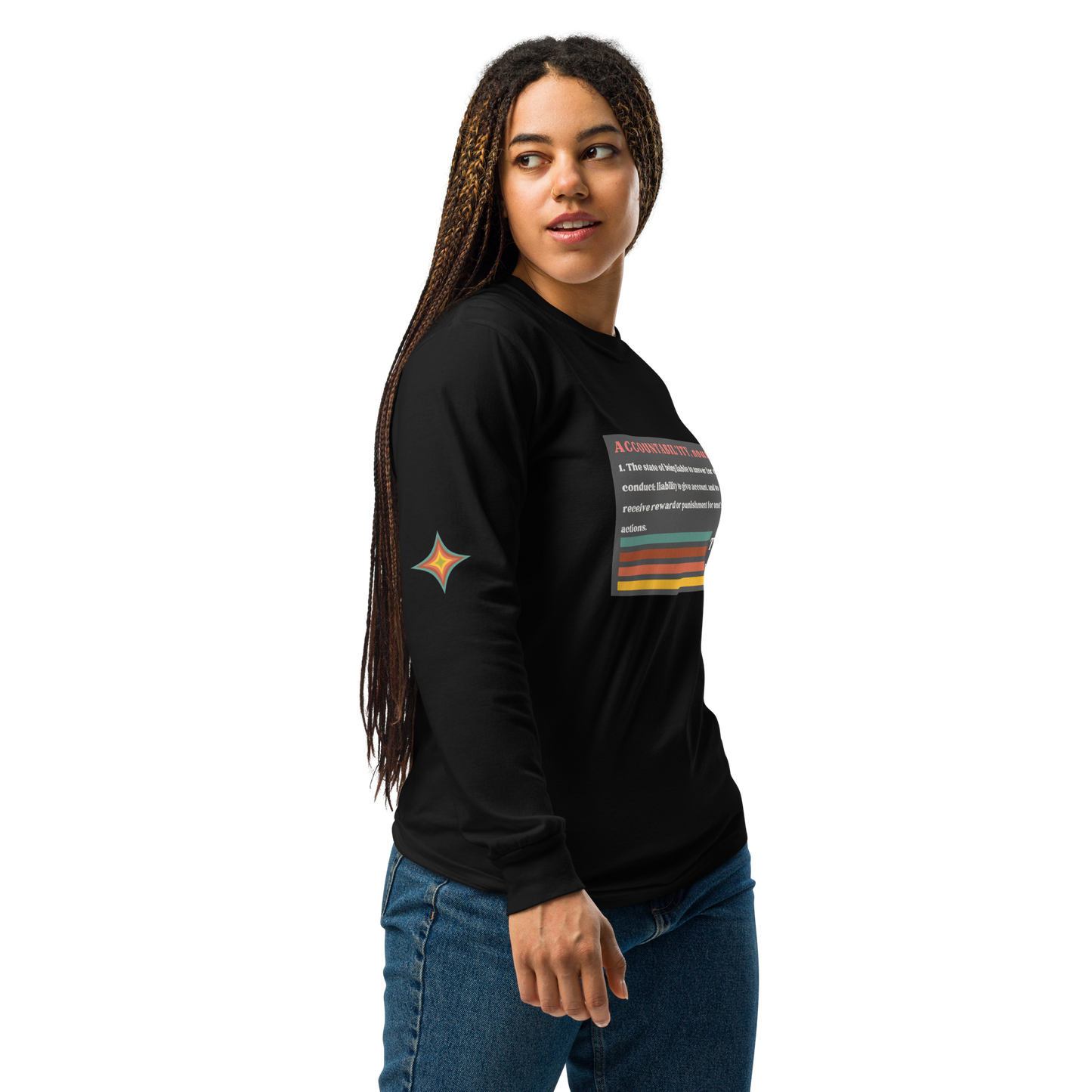 Sleeve Accountability Garment-Dyed Unisex Tee