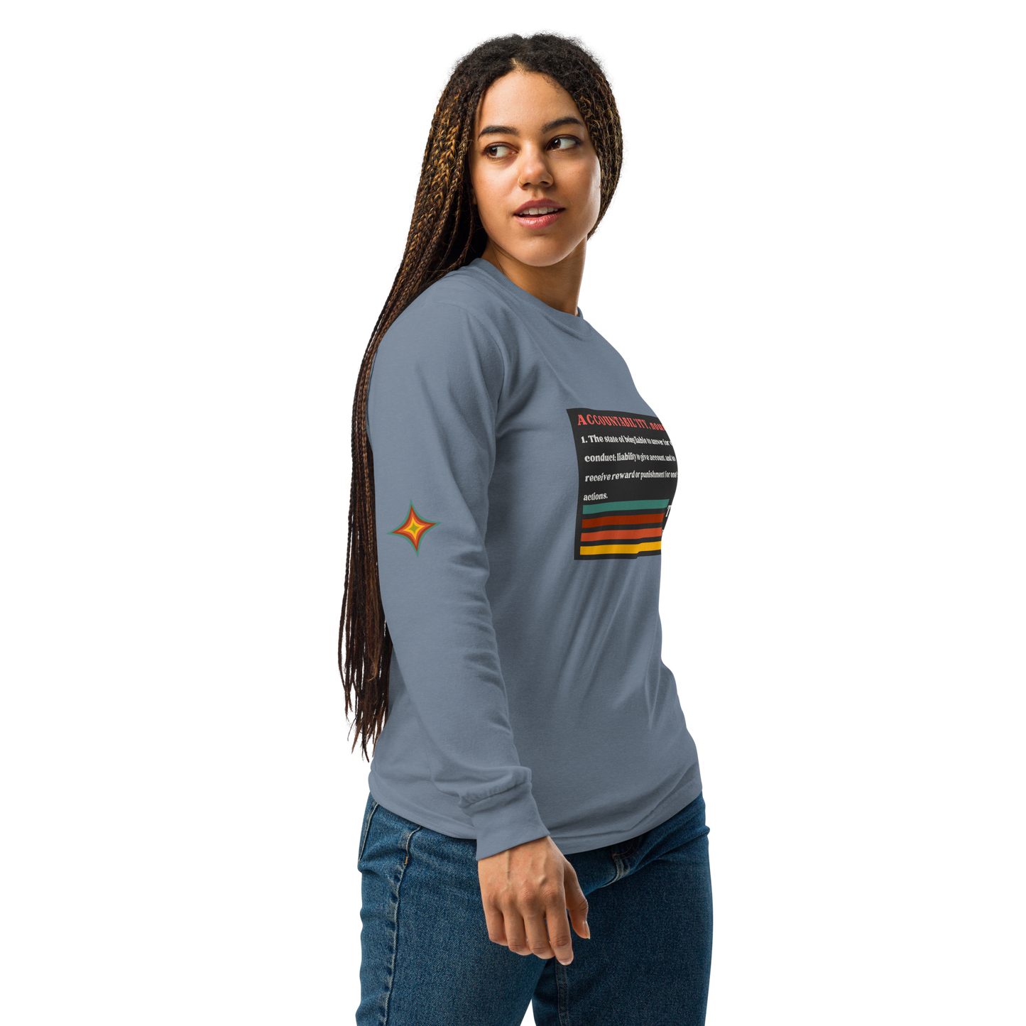 Sleeve Accountability Garment-Dyed Unisex Tee