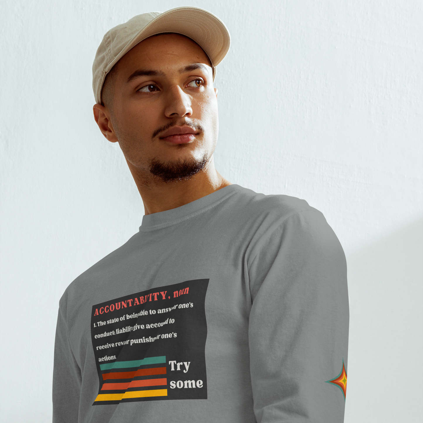 Sleeve Accountability Garment-Dyed Unisex Tee