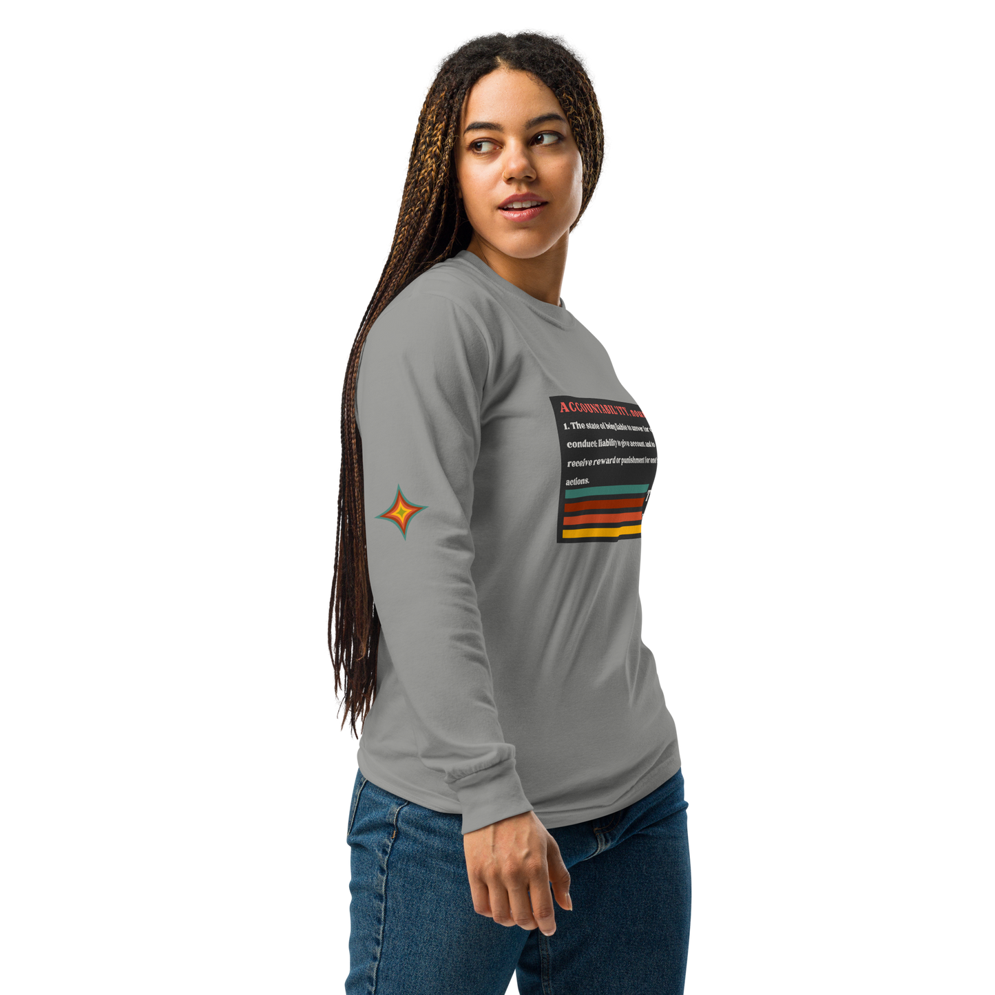 Sleeve Accountability Garment-Dyed Unisex Tee